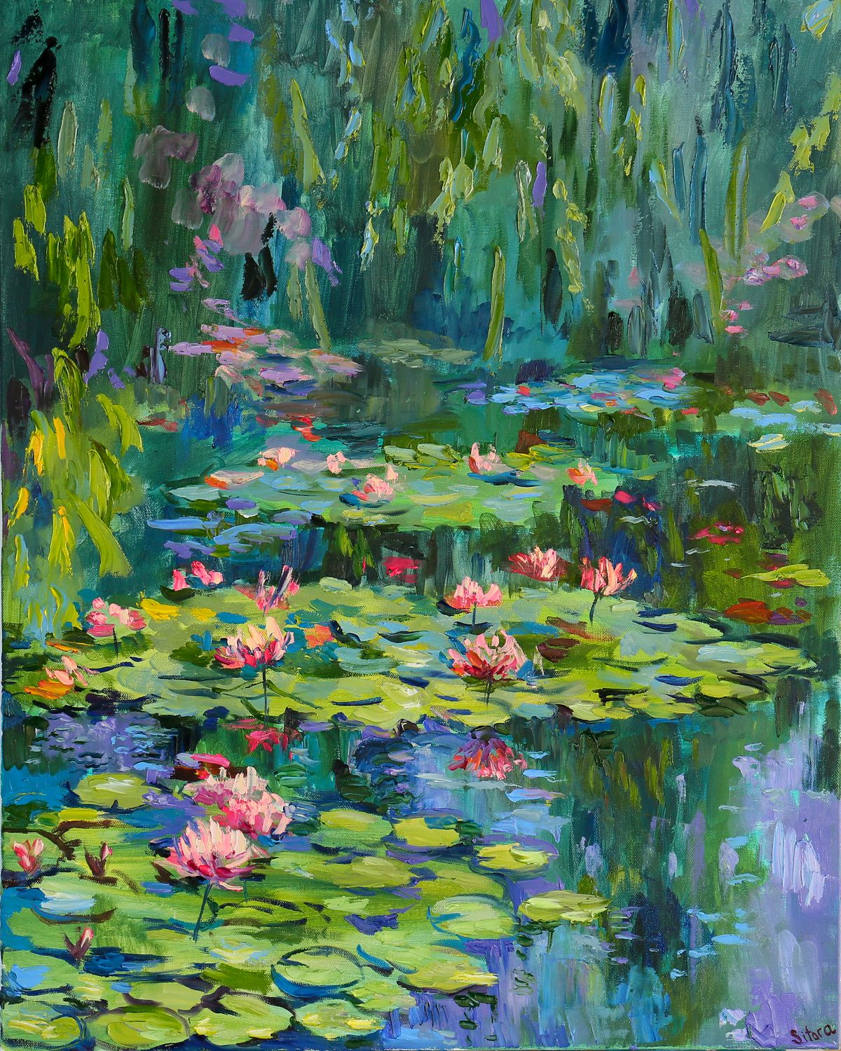 PRINT Water Lilies