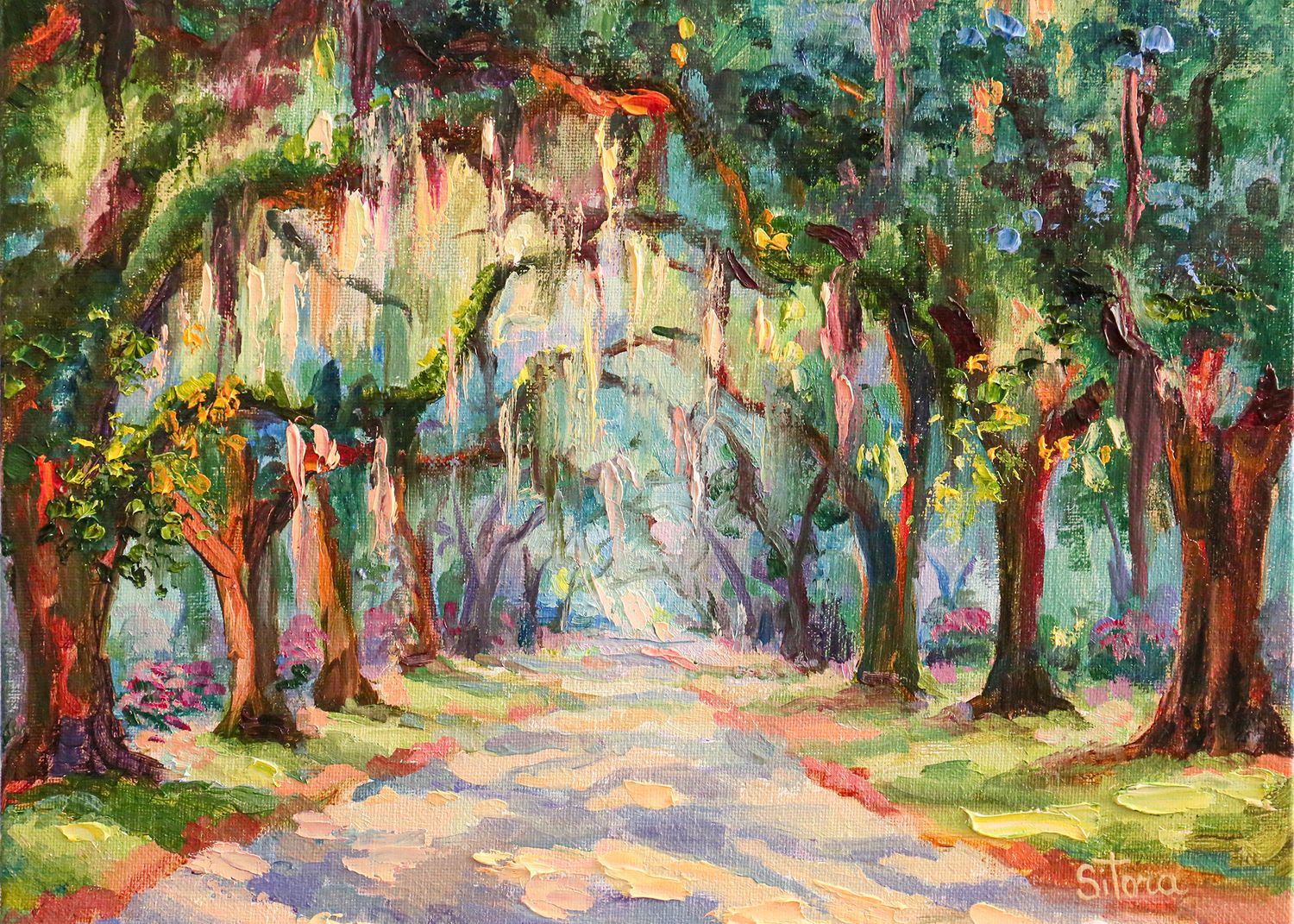 PRINT Wormsloe Historic Site Savannah Georgia