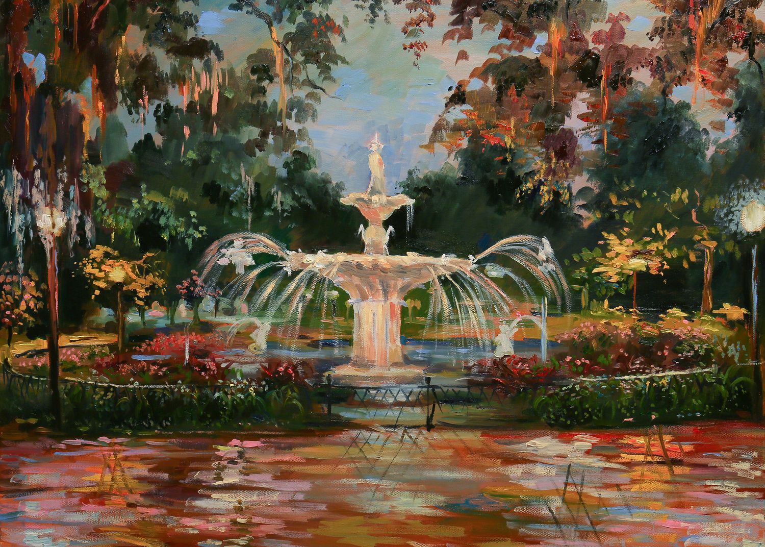 Print Forsyth Park, Savannah GA