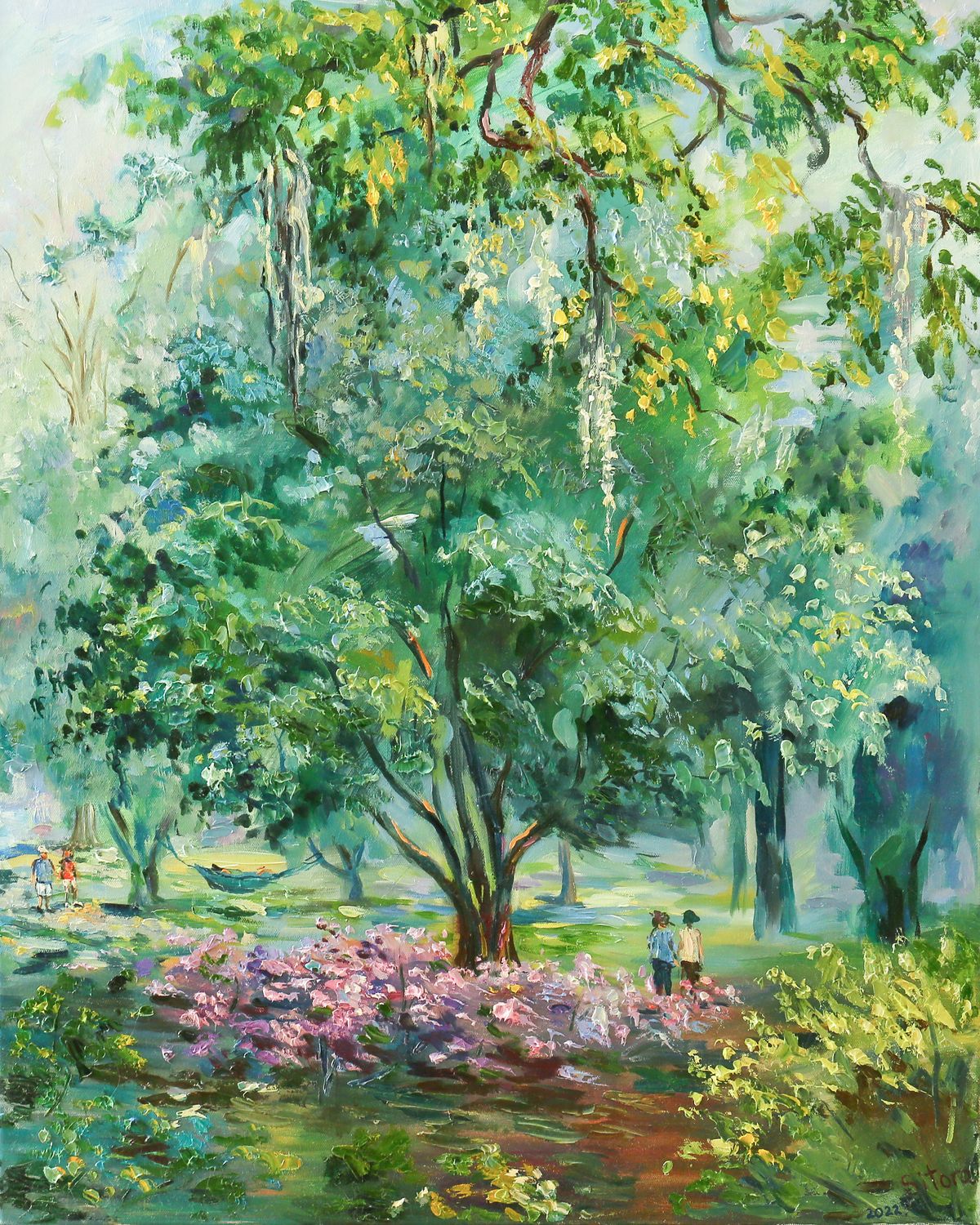 Print Forsyth Park Savannah GA