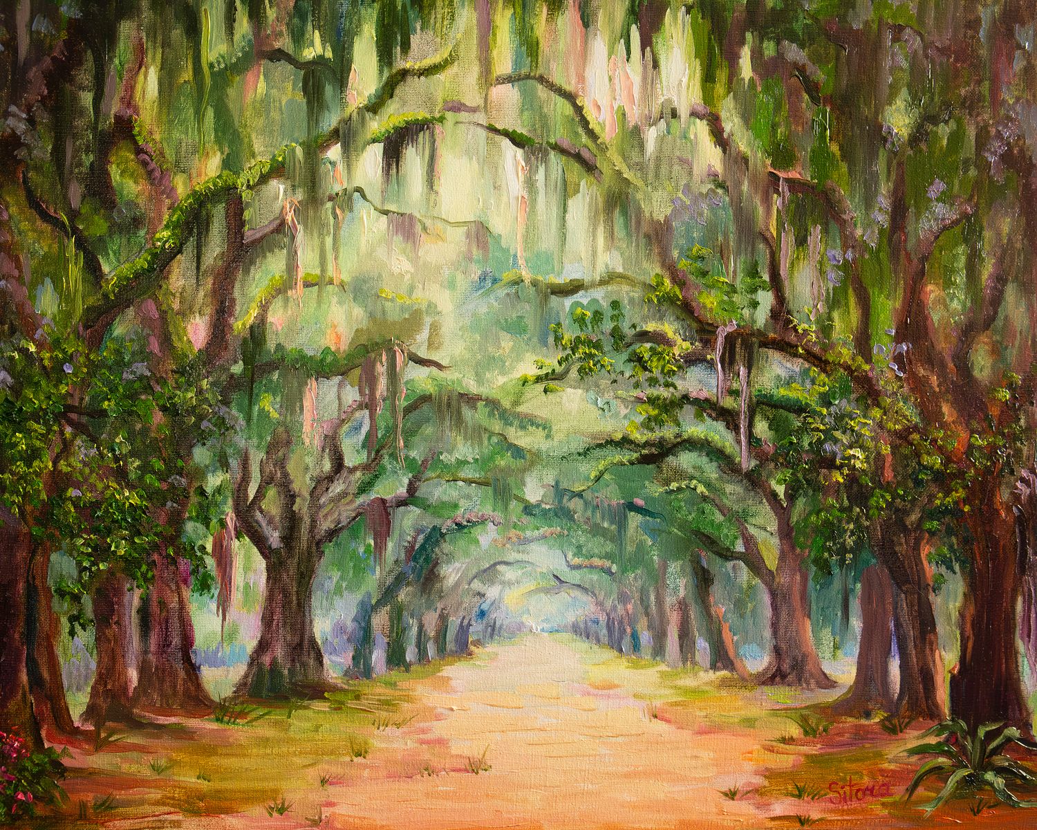 PRINT Wormsloe Historic Site Savannah Georgia