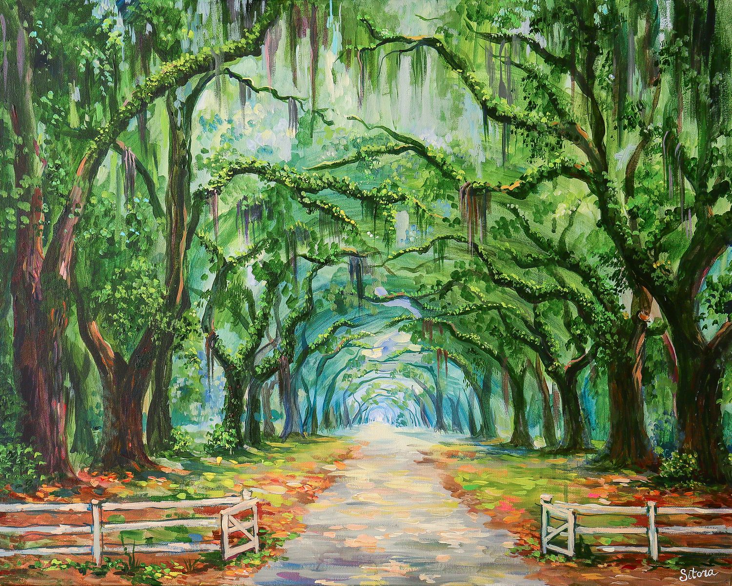 PRINT Wormsloe Historic Site Savannah Georgia