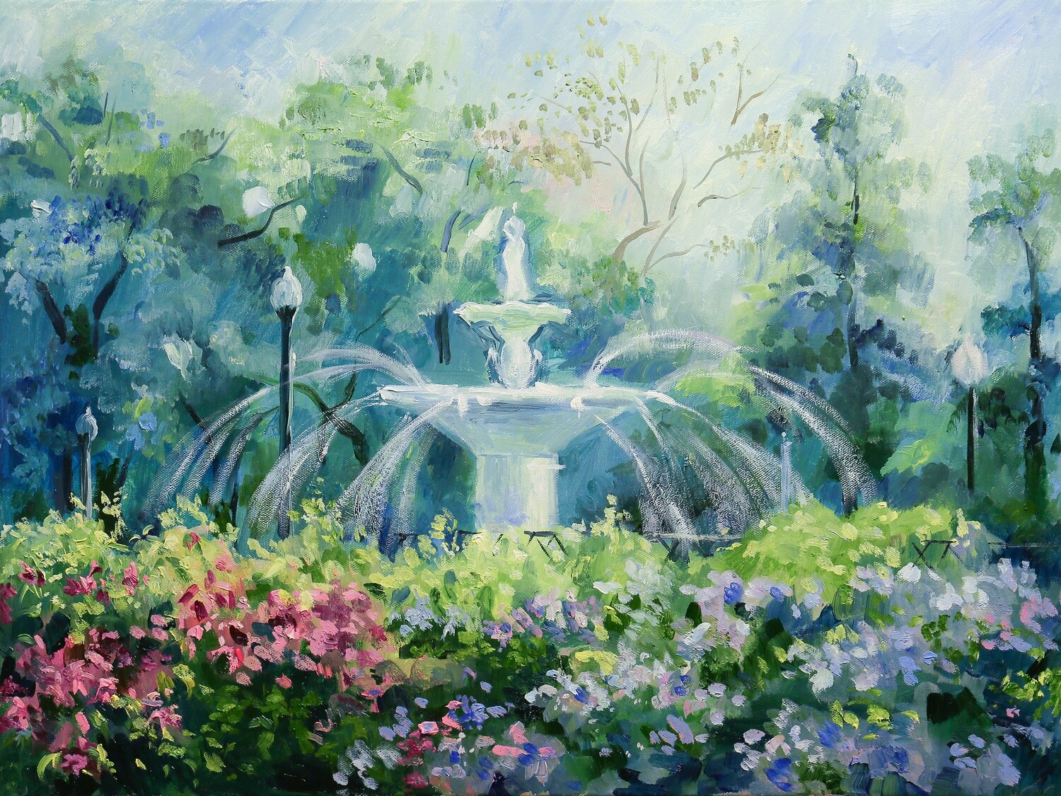 Print Forsyth Park Savannah GA    16" x 20"