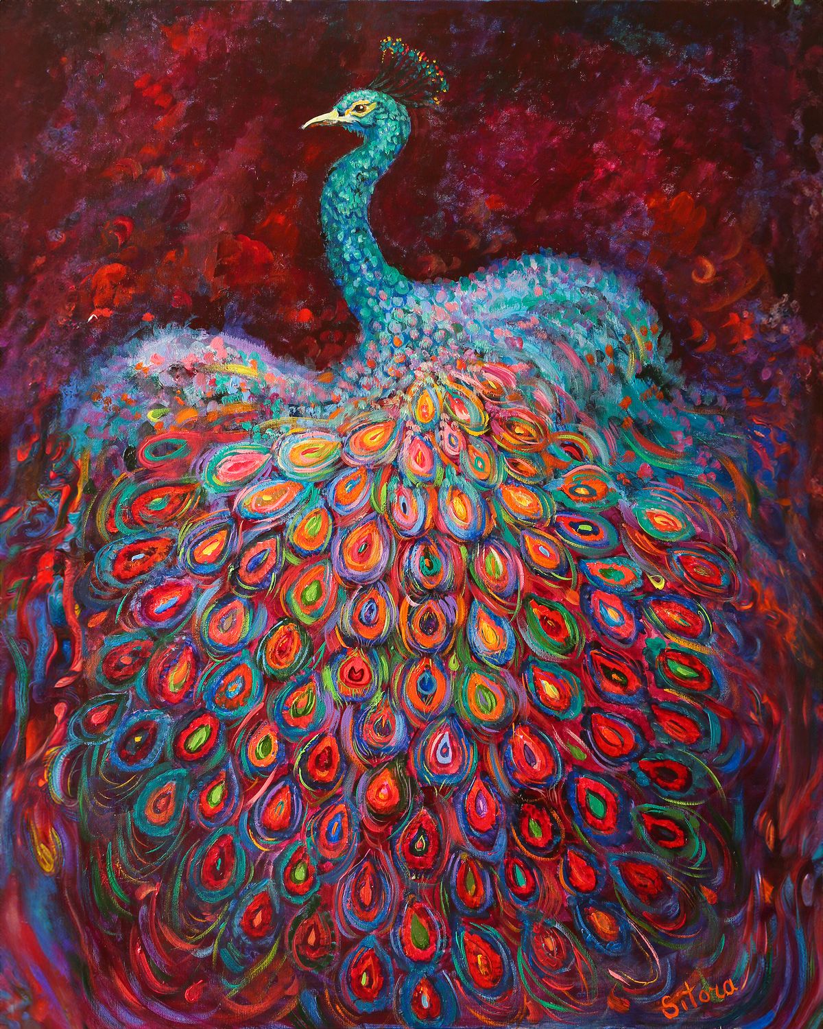 Print Peacock