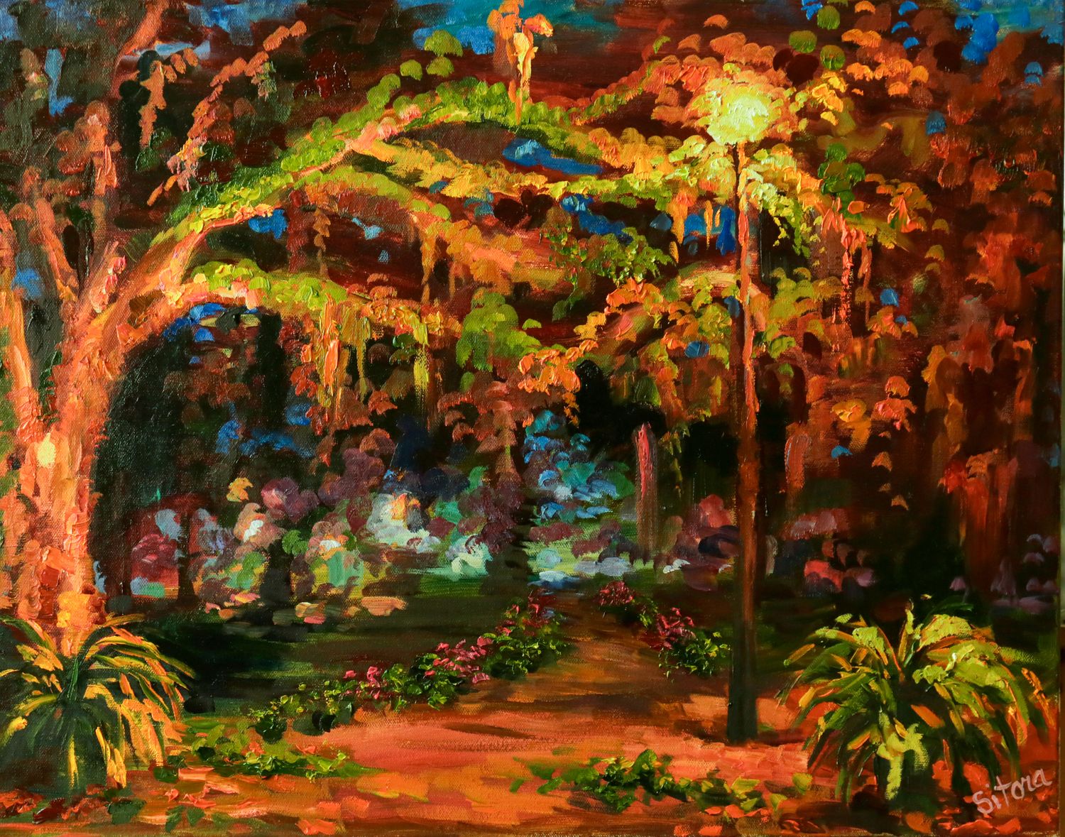 Print Forsyth Park Savannah GA