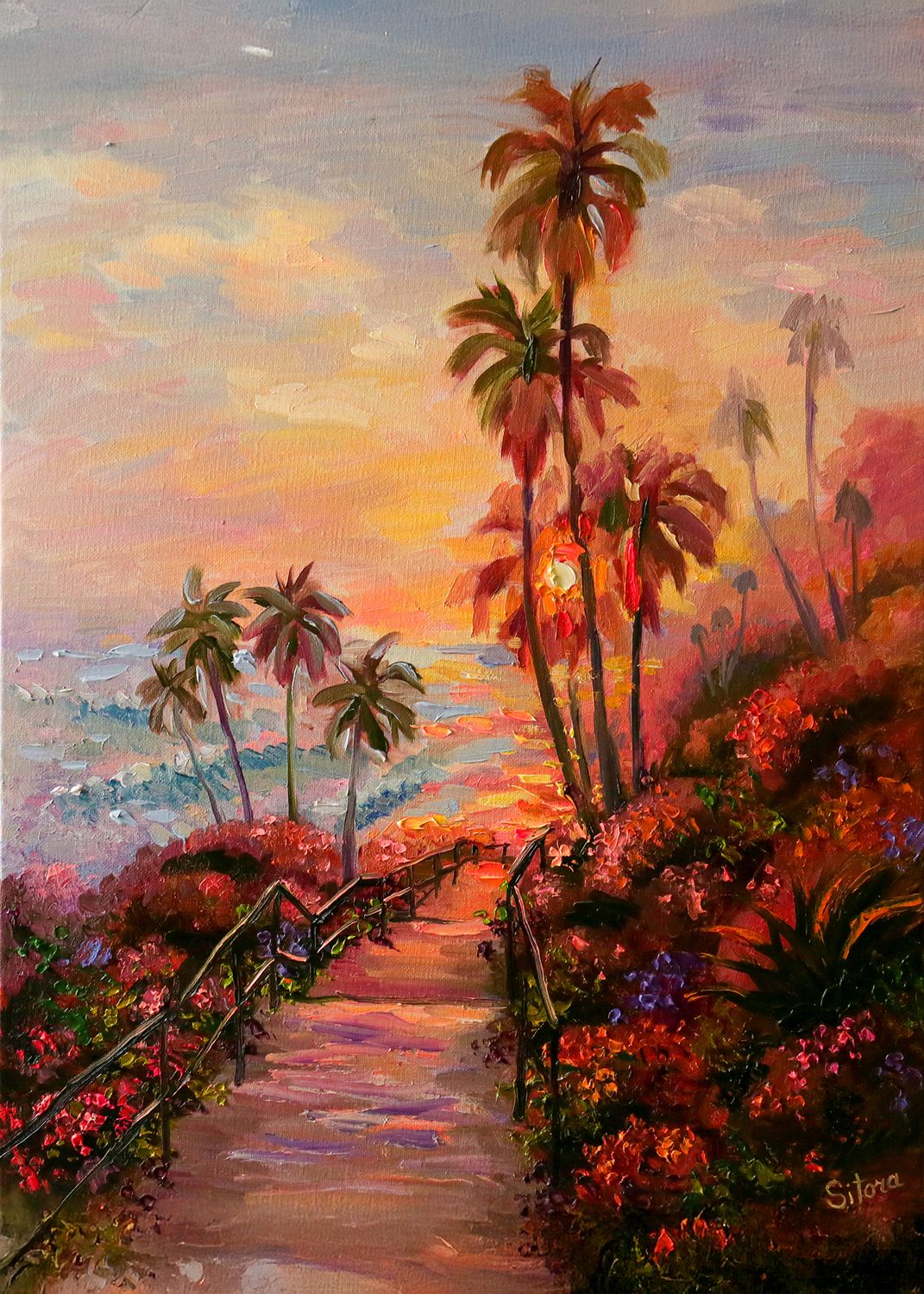 "Stairway to Sunset Heisler Park" Laguna Beach CA