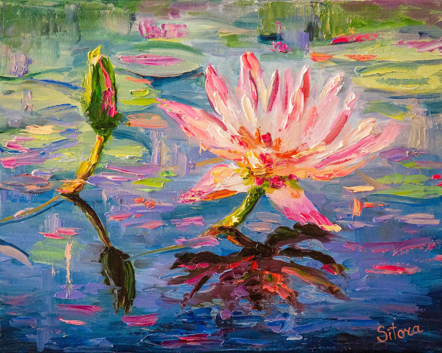 “Water Lily” – Oil on Linen