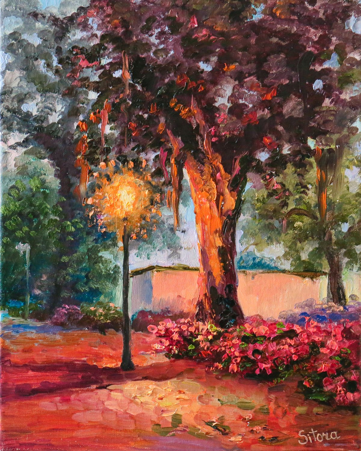 Lantern Glow among the Azaleas Savannah GA Forsyth Park