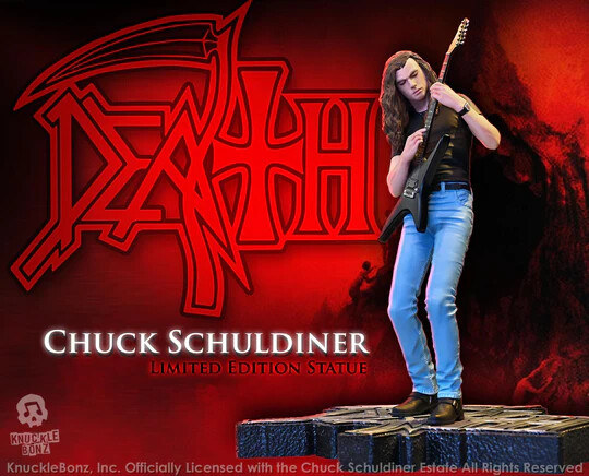Death-Chuck Schuldiner KnuckleBonz Statue (A PEDIDO)