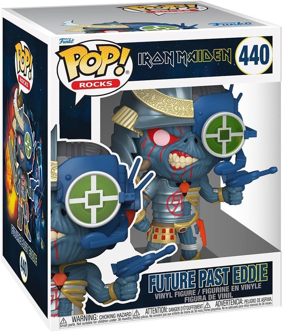 FUNKO POP! Super 6-Inch Rocks: Iron Maiden - Future Past Eddie