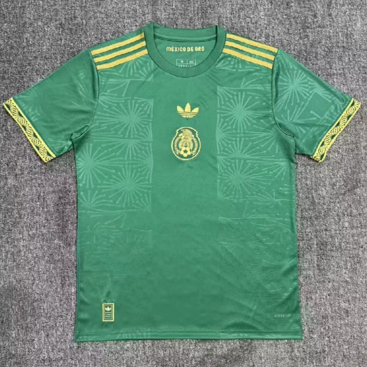 Jersey México de Oro (Verde y Escudo Clásico)
