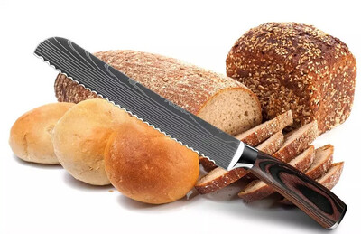 GnetHV Bread Knife 8&quot; Japanese