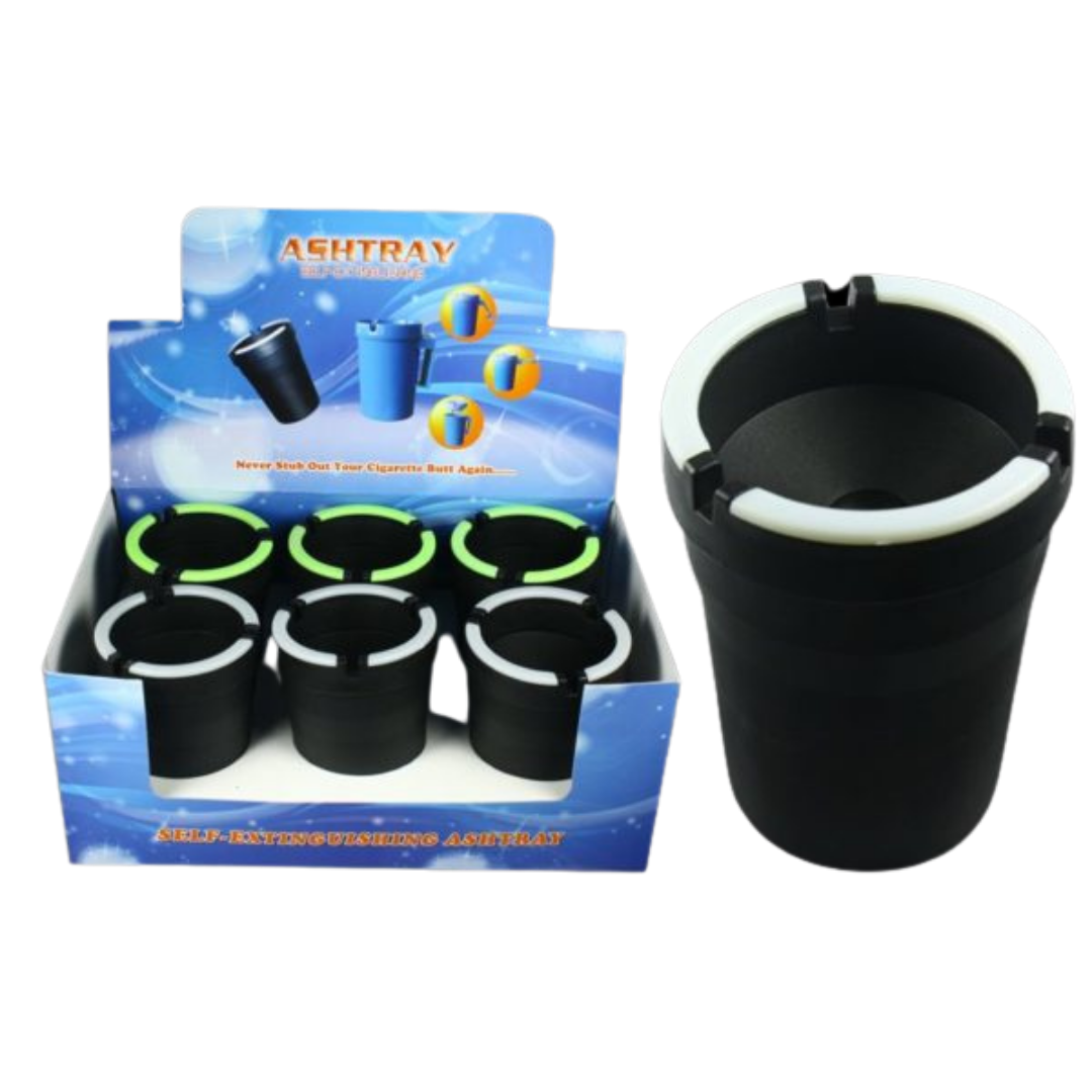 Car Ashtray 6pk Glow in Dark