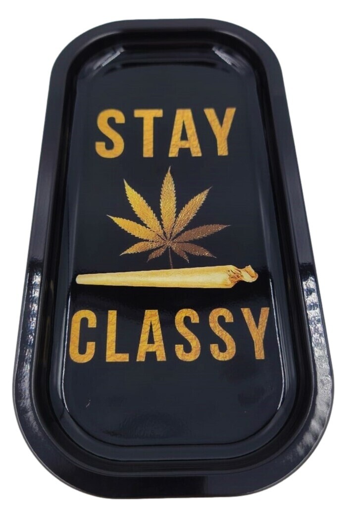 8"X4" Stay Classy Rolling Tray