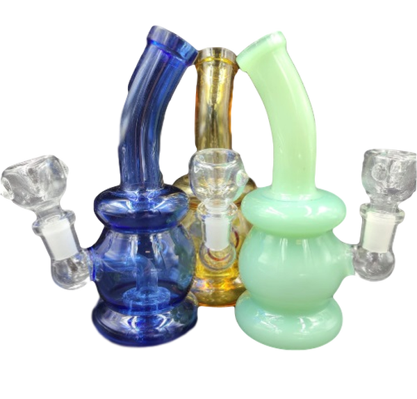 6" Full Color Aladdin Water Pipe/Bong