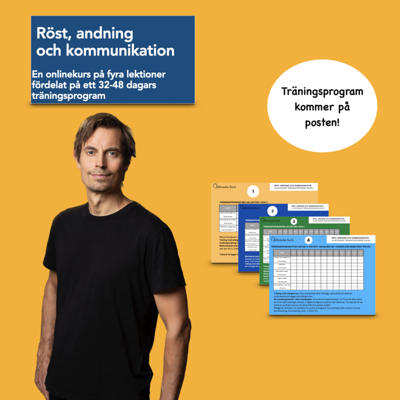 Onlinekurs "Röst, andning och kommunikation"