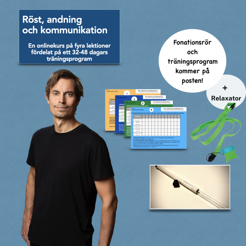 SUPERPACK Onlinekurs + Fonationsrör + Relaxator