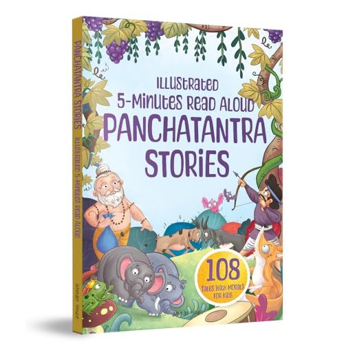 Illustrated 5 Minutes Read Aloud Panchatantra Stories: 108 Moral Stories for Kids