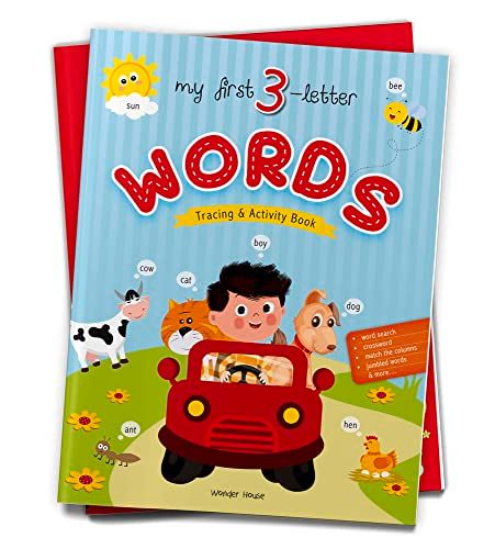 My First 3 Letter Words : Tracing And Activity Book