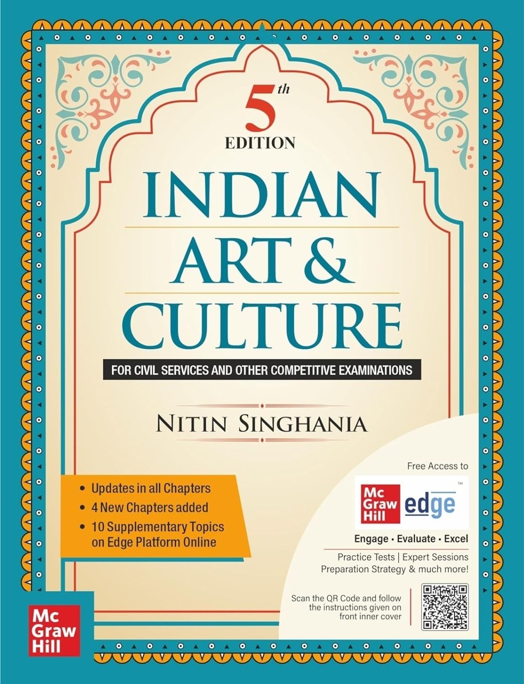 Indian Art And Culture for UPSC (English| 5th Edition) |Civil Services Exam| State Administrative Exams