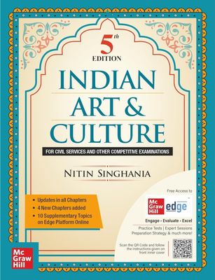 Indian Art And Culture for UPSC (English| 5th Edition) |Civil Services Exam| State Administrative Exams