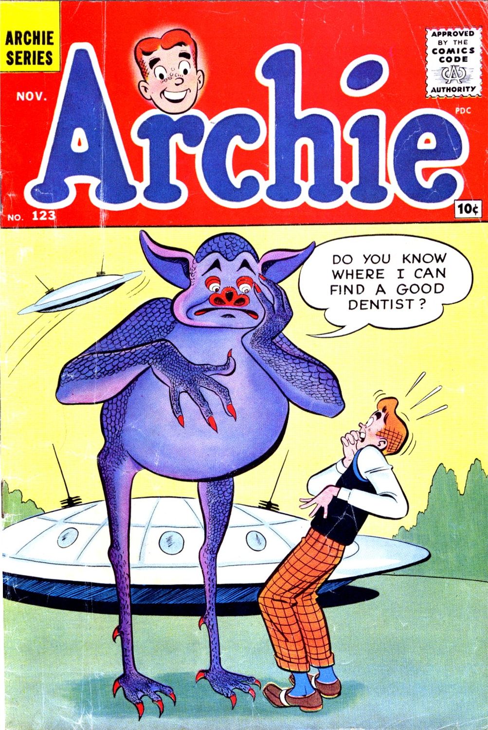 Archie 122 (1961-09) (c2c) (Mad Doctor Doom)