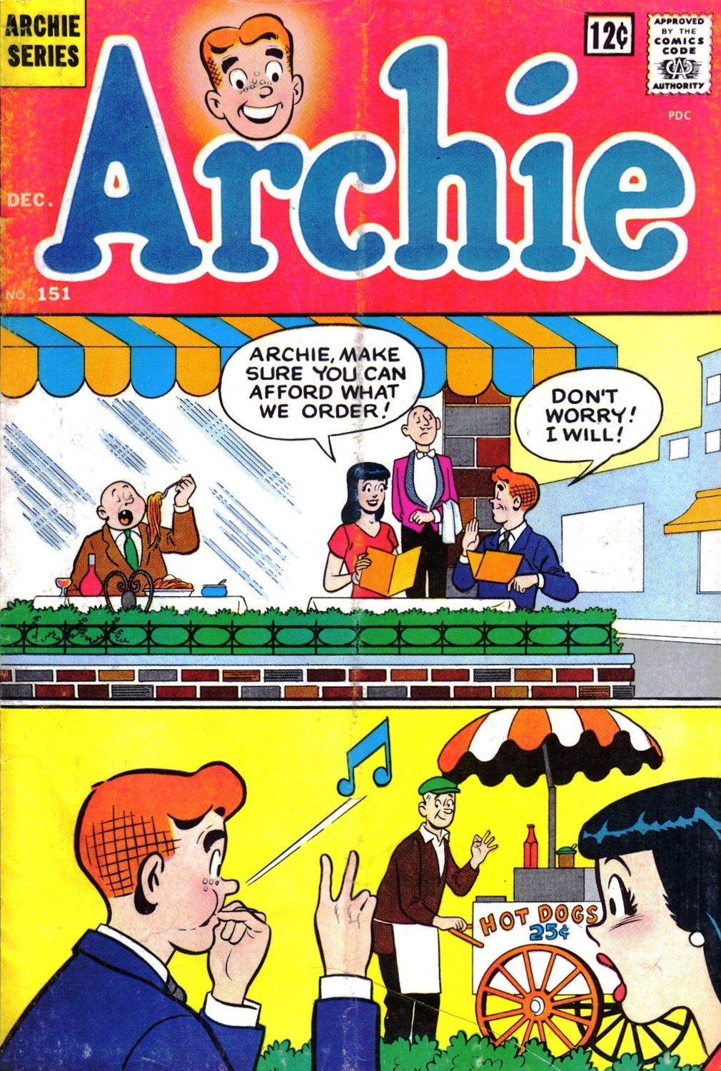 Archie 151 (1964-12) (c2c) (Mad Doctor Doom)