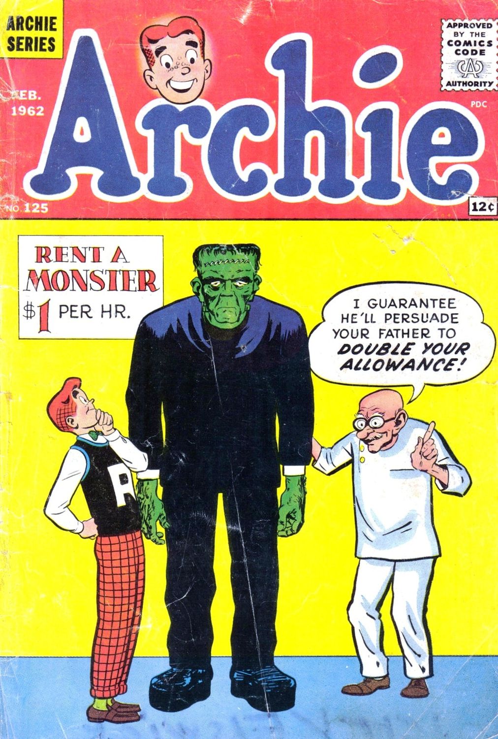 Archie 125 (1962-02) (c2c) (Mad Doctor Doom)