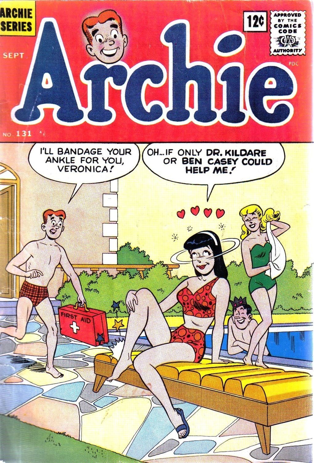 Archie 131 (1962-09) (c2c) (Mad Doctor Doom)