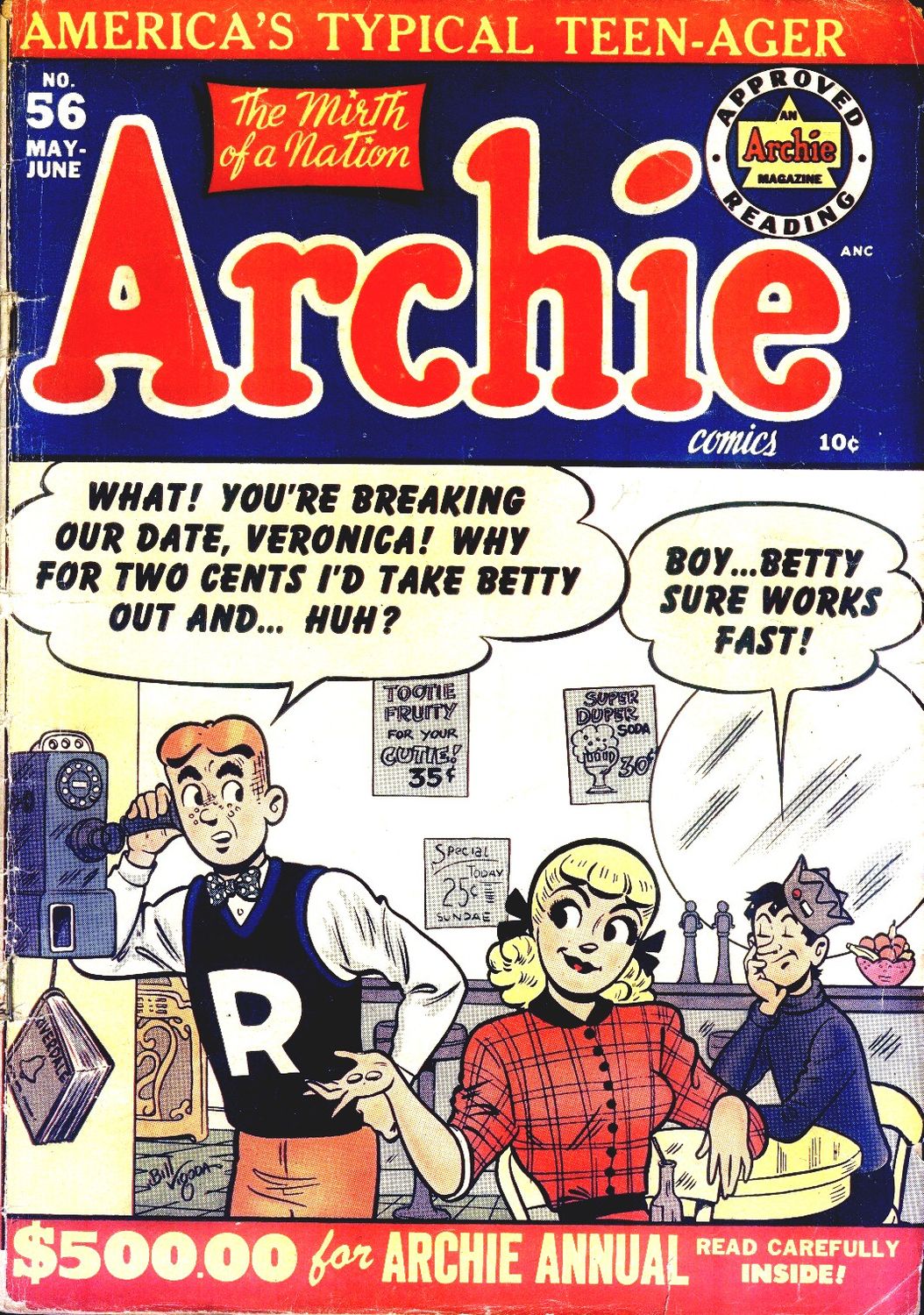 Archie Comics 056 (1952) (c2c)