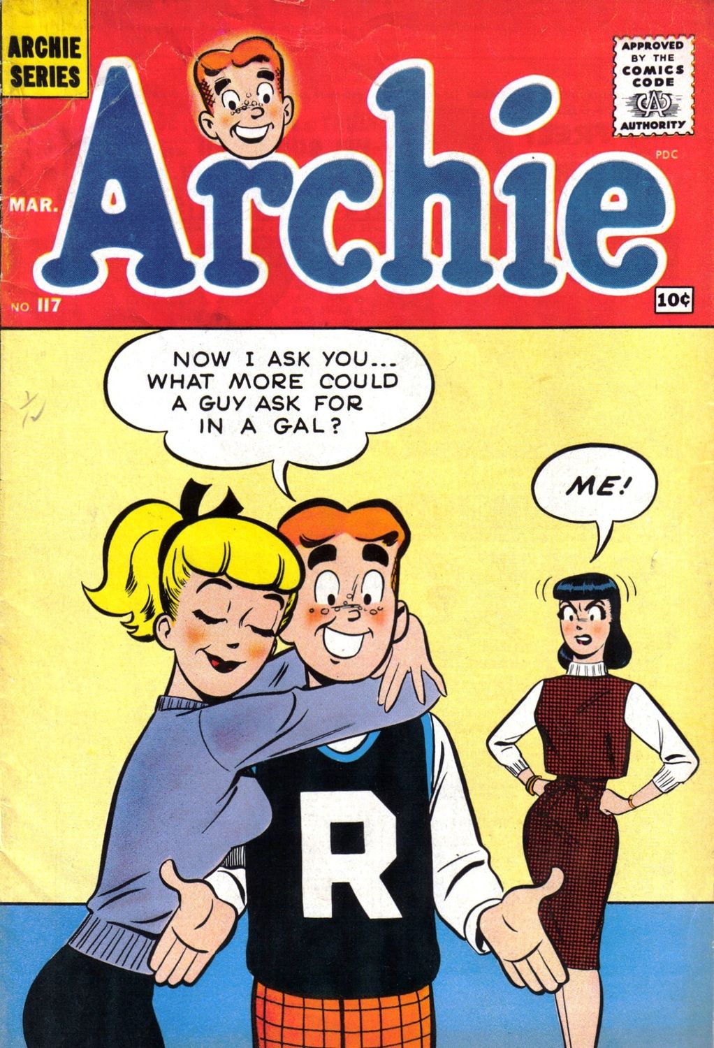 Archie 117 (1961-03) (c2c) (Mad Doctor Doom)