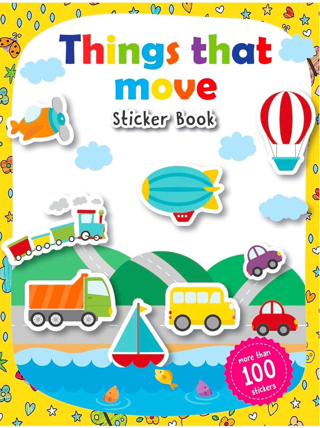 Things that move sticker book