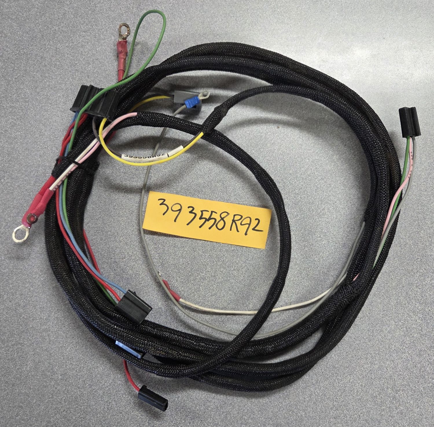 393558R91 - Front Main Harness with Alternator, Serial # 16269-23107