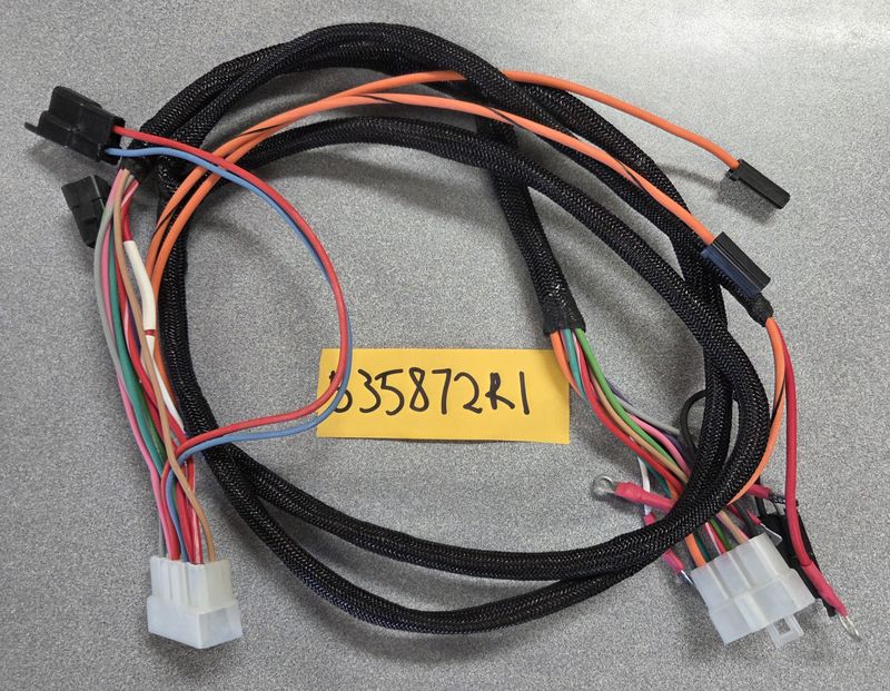535872R1 - Rear Main Harness with Alternator, Serial # 46,203 & Above