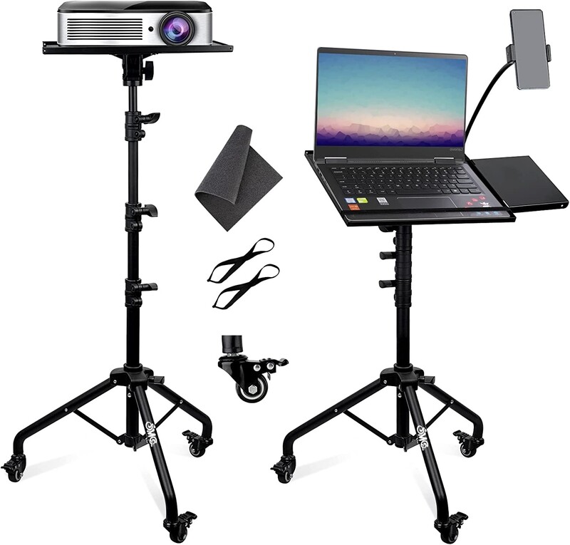 SMQ Multifunction Portable Stand With Wheels  Metal