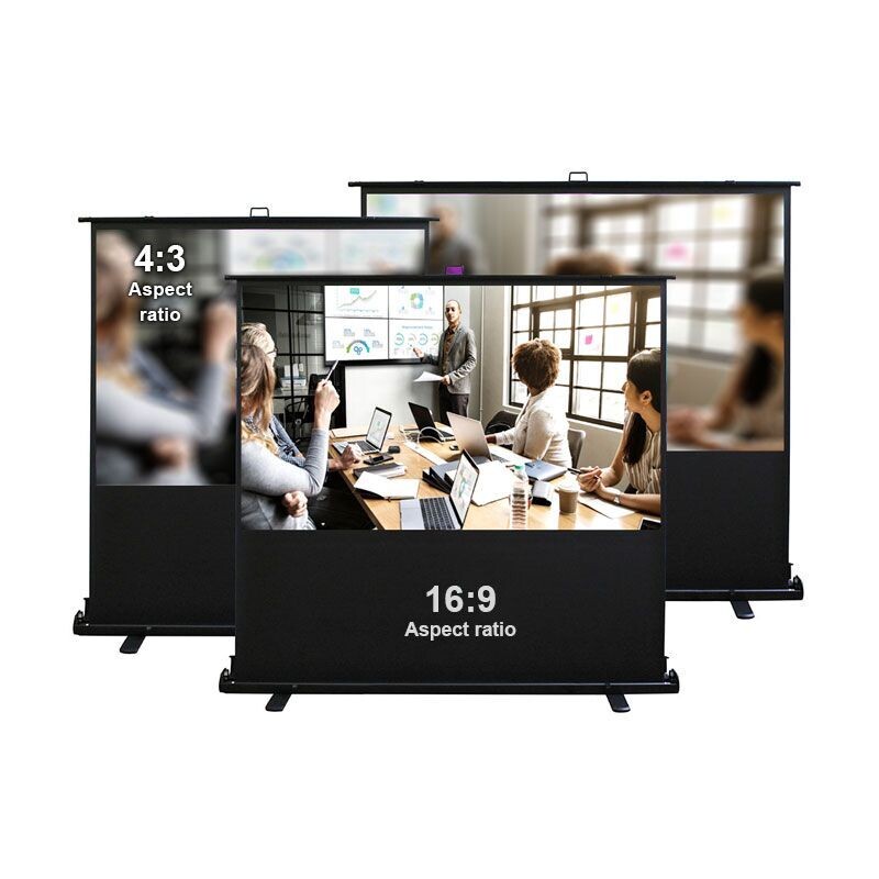 SMQ Manual Pull Up Projector Screen 4K ( 100 Inch ) 250 CM * 175 CM