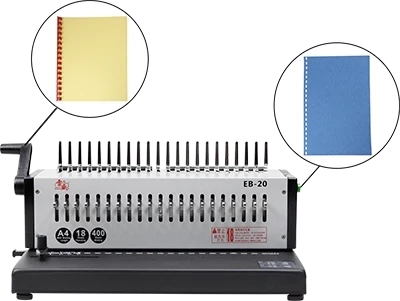 RAYSON Electric Comb Binding Machine Metal Body 20 sheets HEAVY DUTY EB-20