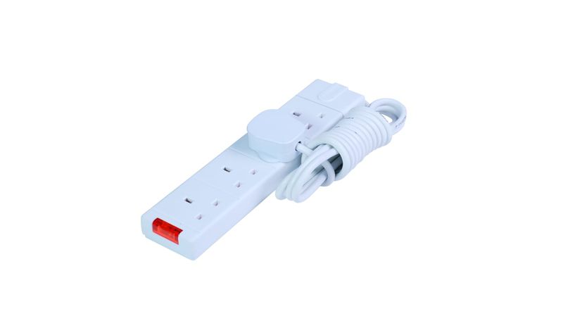 Power Extention 4 socket 3 meter Made in (UK)