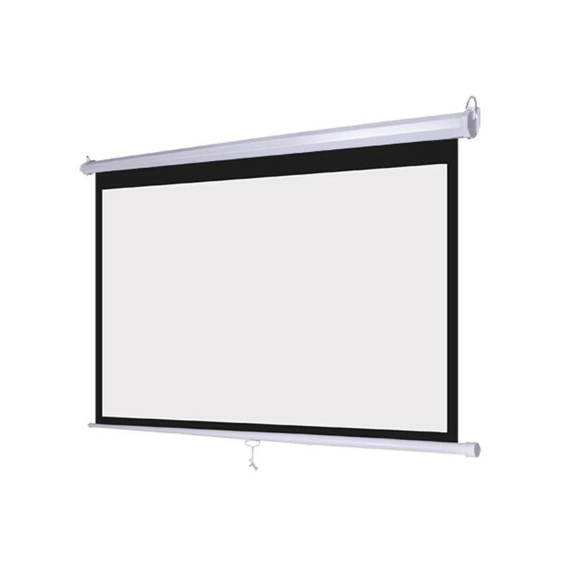 Projector screen mounted on the wall and ceiling 100" TELON