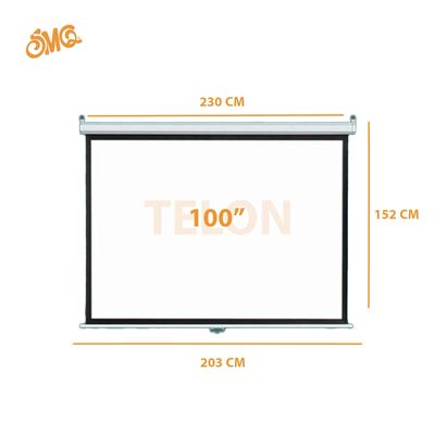 شاشة عرض بروجكتر  تعليق علي الحائط والسقف 100&quot; من TELON