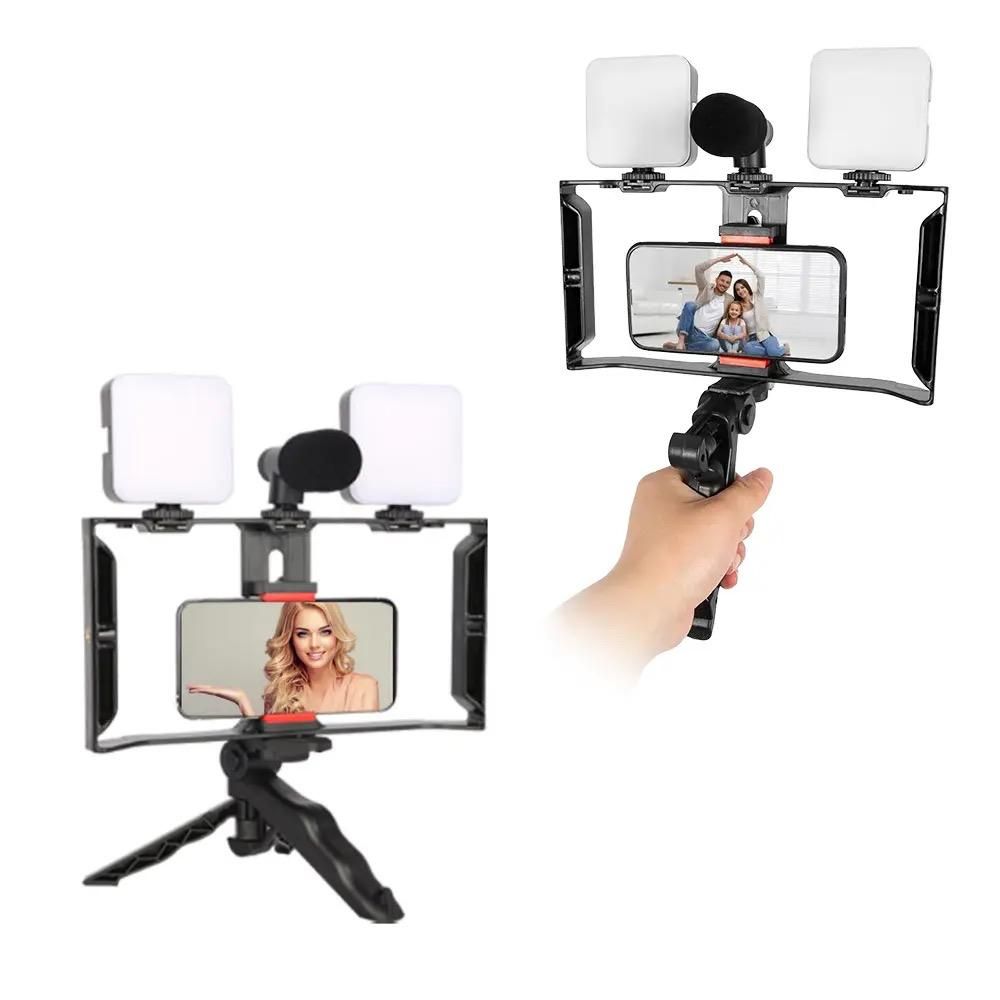 SMQ  6 in1 Tripod Holder Vlogging Kits Live Selfie MY-7162