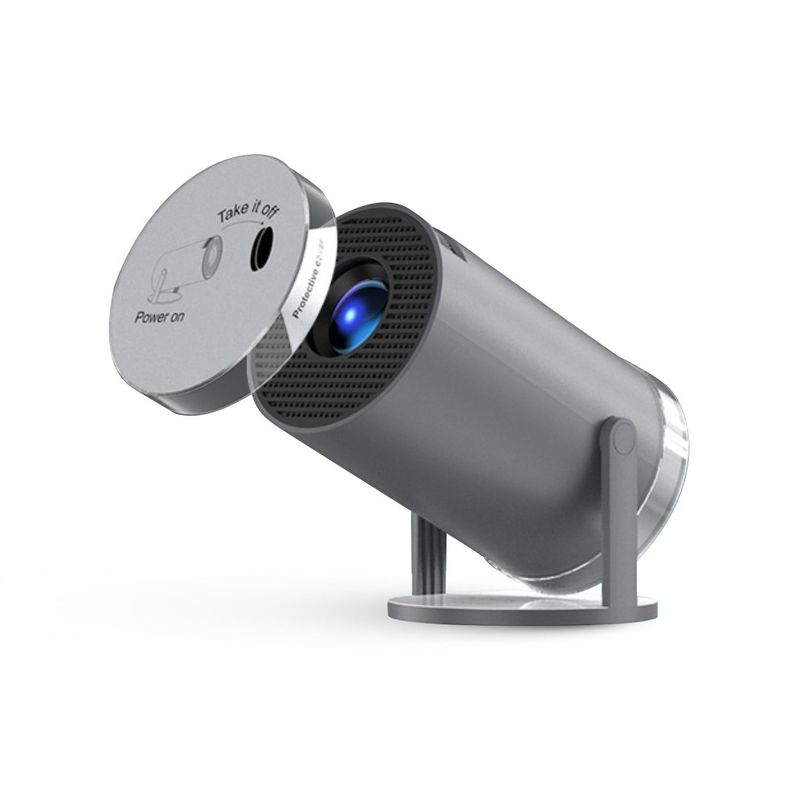 SMQ PROJECTOR HY300 PRO BLACK EDITION WITH LENS COVER AND WATERPROOF BAG
