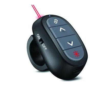 مؤشر ليزر لاسلكي بلأصبع  للعروض التقديمية (كانڤا وبوريوينت ) مستقبل USB ,Type C
