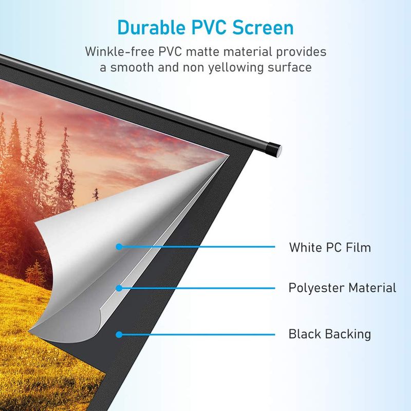 SMQ Electric Projector Screen with RF (150 inch)