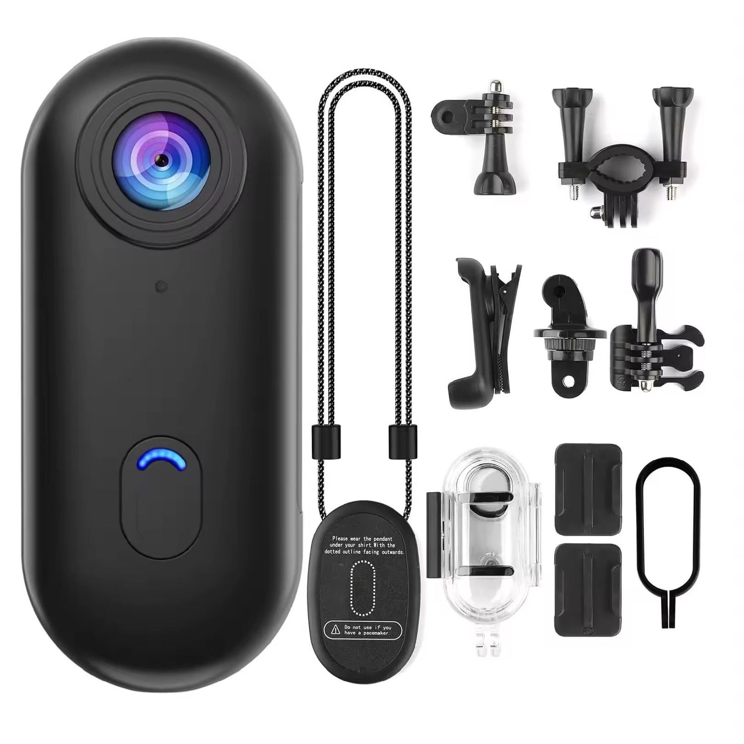 SMQ . 4K Magnetic Action Cam Multi -use e WiFi