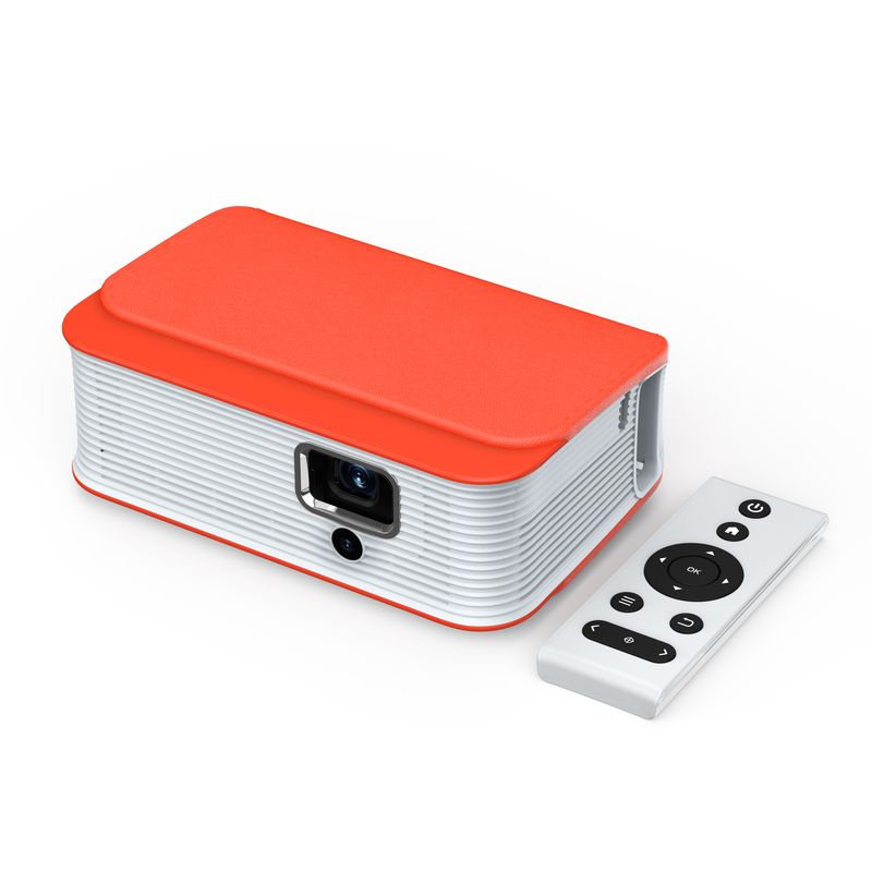 Mini DLP WiFi Bluetooth projector wireless with stand &amp; bag SMQ