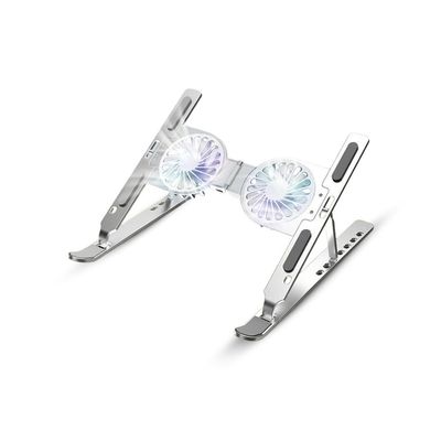 اس ام كيو حامل كمبيوتر المنيوم قابل للتعديل مع مروحة تبريد واضاءه 14&quot;-17&quot; C9