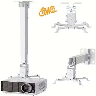إس إم كيو حامل بروجكتور قابل للتعديل بطول 43–65 سم للتثبيت على السقف أو الجدار المنيوم 