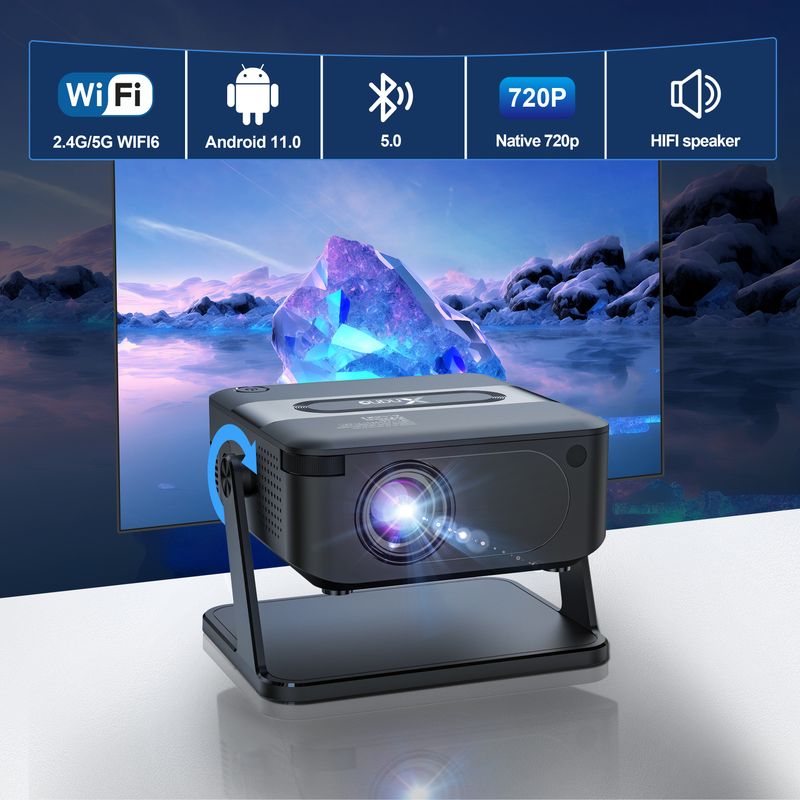 SMQ HA109 Mini Smart Projector entertainment &amp; kids education 