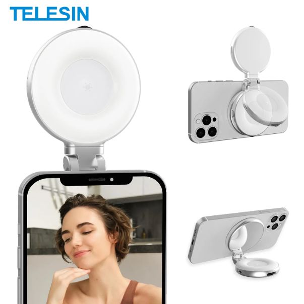 SMQ-TELESIN Portable Beauty Magnetic Fill Light – Model S5-BGD-01